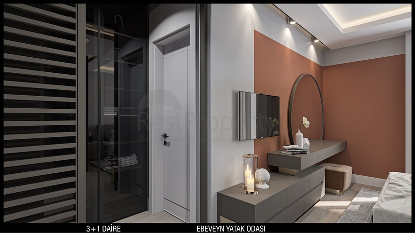 Квартиры планировки 3+1 в микрорайоне Улуч - Анталия 