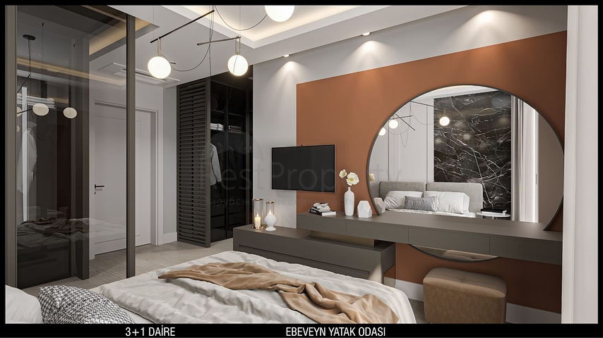 Квартиры планировки 3+1 в микрорайоне Улуч - Анталия 