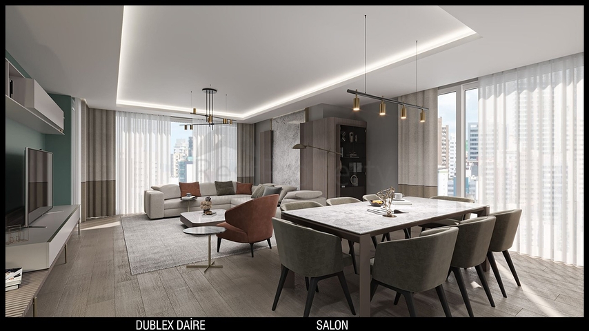 Квартиры планировки 3+1 в микрорайоне Улуч - Анталия 