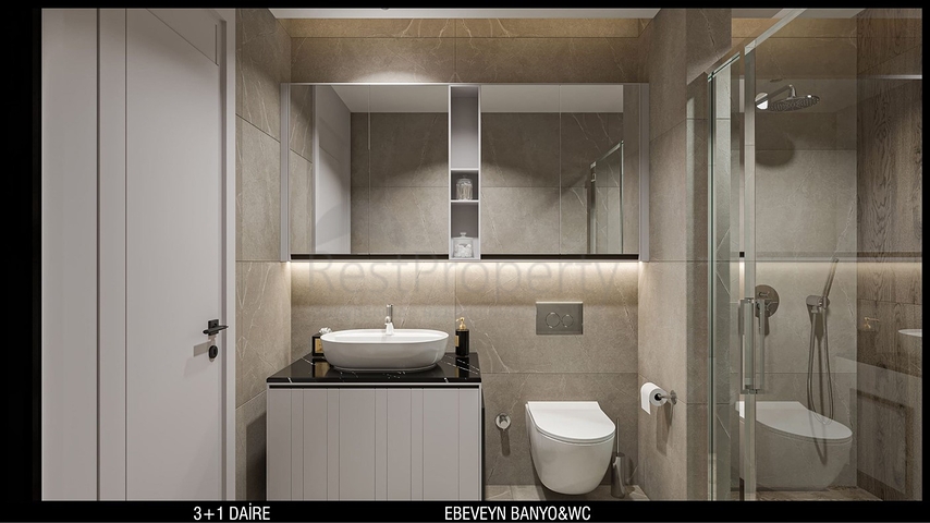 Квартиры планировки 3+1 в микрорайоне Улуч - Анталия 