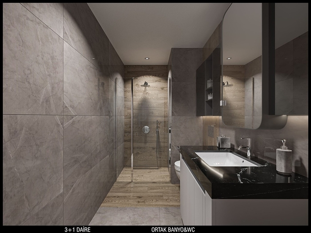 Квартиры планировки 3+1 в микрорайоне Улуч - Анталия 