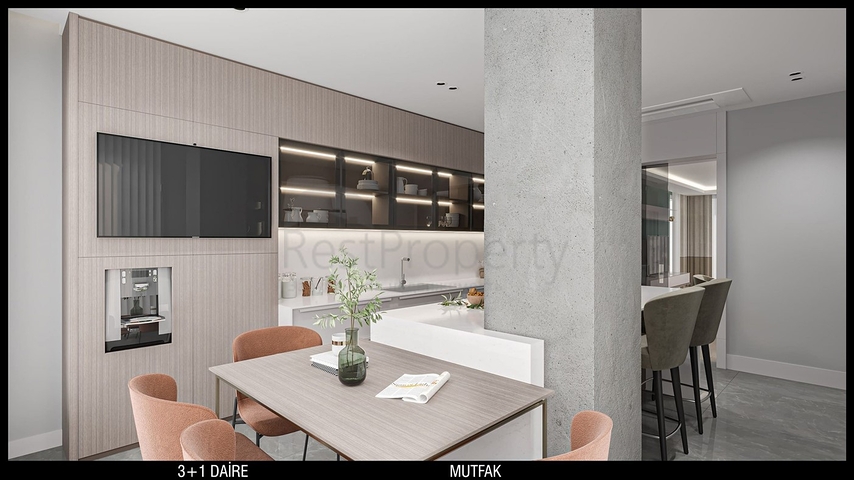 Квартиры планировки 3+1 в микрорайоне Улуч - Анталия 