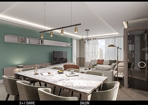 Квартиры планировки 3+1 в микрорайоне Улуч - Анталия 