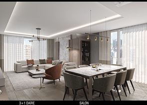 Квартиры планировки 3+1 в микрорайоне Улуч - Анталия 