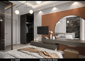 Квартиры планировки 3+1 в микрорайоне Улуч - Анталия 