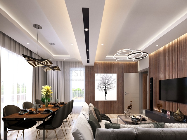 Квартира планировки 3+1 в центре города Анталии