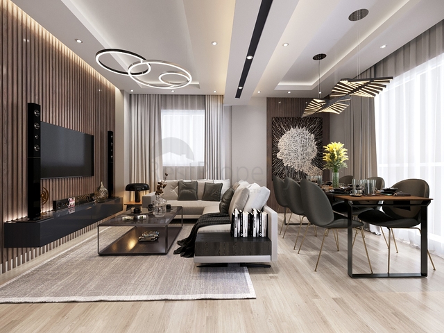 Квартира планировки 3+1 в центре города Анталии