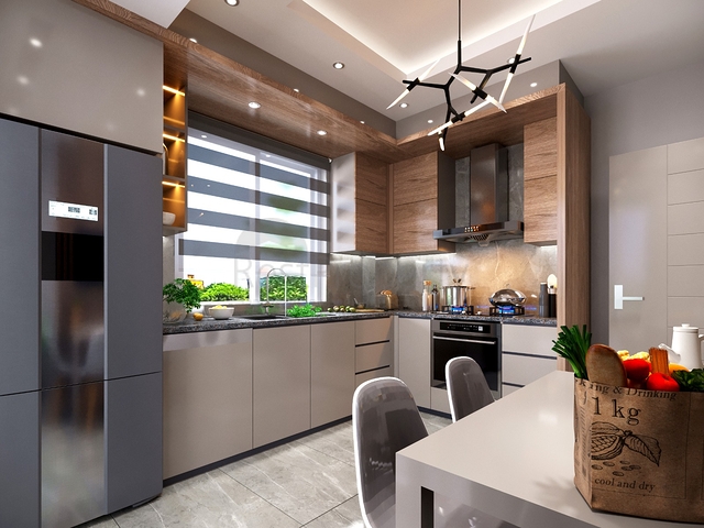 Квартира планировки 3+1 в центре города Анталии