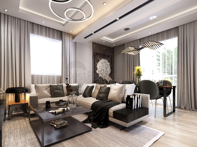 Квартира планировки 3+1 в центре города Анталии