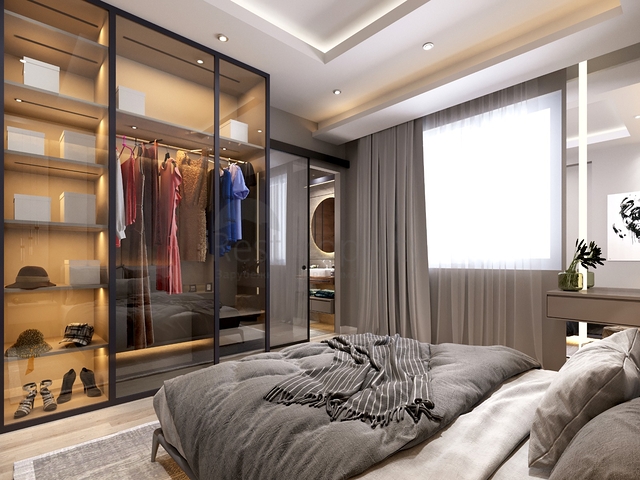 Квартира планировки 3+1 в центре города Анталии