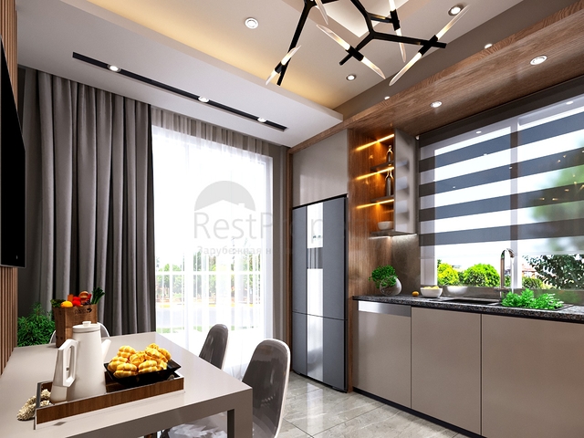 Квартира планировки 3+1 в центре города Анталии