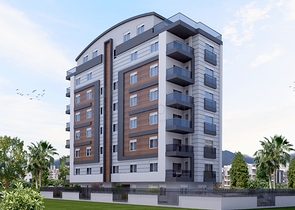 Квартира планировки 3+1 в центре города Анталии