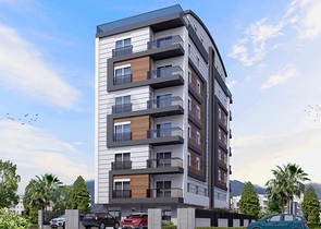 Квартира планировки 3+1 в центре города Анталии