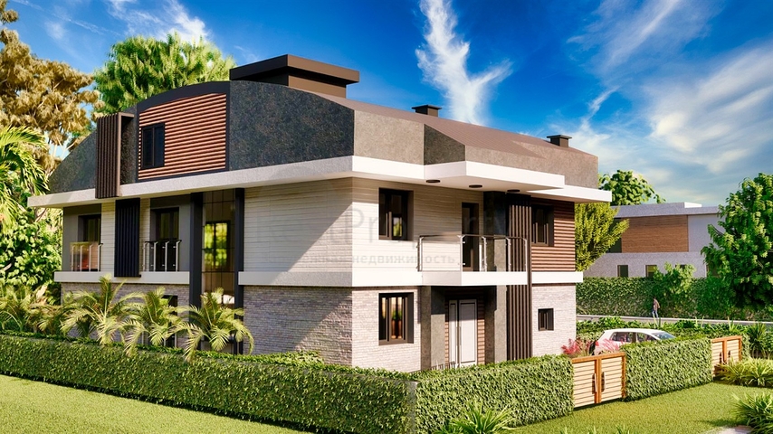 Вилла планировки 9+1 в районе Дошемеалты - Анталия 