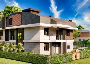 Вилла планировки 9+1 в районе Дошемеалты - Анталия 