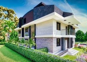 Вилла планировки 9+1 в районе Дошемеалты - Анталия 