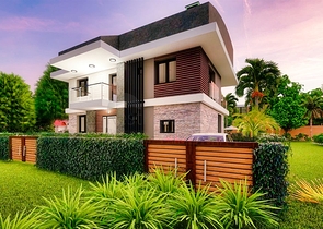 Вилла планировки 9+1 в районе Дошемеалты - Анталия 