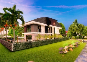 Вилла планировки 9+1 в районе Дошемеалты - Анталия 