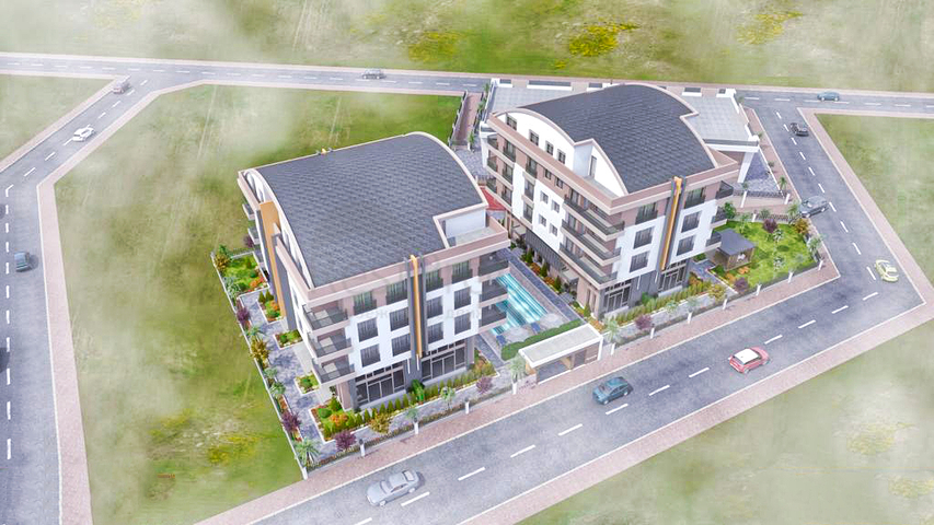 Квартиры планировки 3+1 в районе Кепез - Анталия 