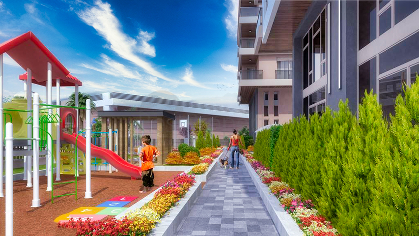 Квартиры планировки 3+1 в районе Кепез - Анталия 