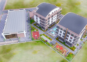 Квартиры планировки 3+1 в районе Кепез - Анталия 