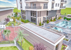 Квартиры планировки 3+1 в районе Кепез - Анталия 