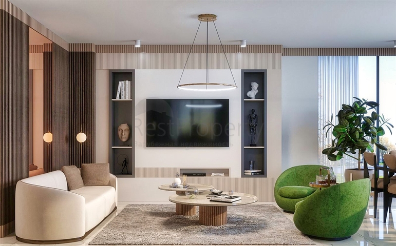 Квартира планировки 4+1 в микрорайоне Ешильбахче - Анталия 