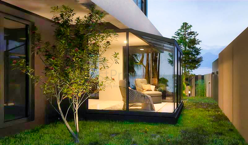 Квартира планировки 4+1 в микрорайоне Ешильбахче - Анталия 