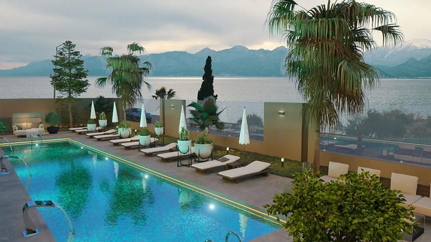 Квартира планировки 4+1 в микрорайоне Ешильбахче - Анталия 