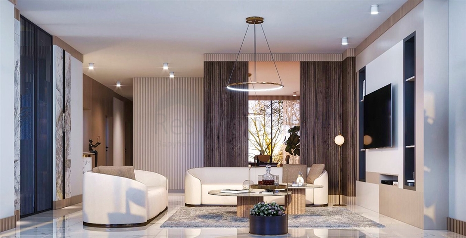 Квартира планировки 4+1 в микрорайоне Ешильбахче - Анталия 