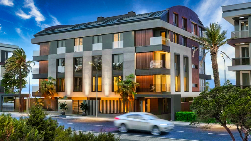 Квартира планировки 4+1 в микрорайоне Ешильбахче - Анталия 