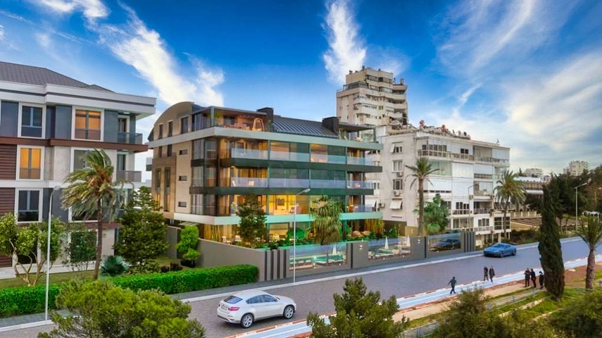 Квартира планировки 4+1 в микрорайоне Ешильбахче - Анталия 