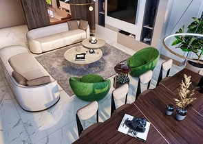 Квартира планировки 4+1 в микрорайоне Ешильбахче - Анталия 