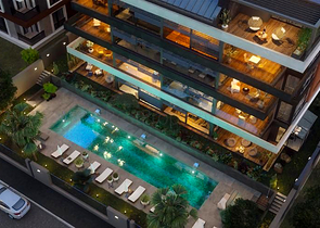 Квартира планировки 4+1 в микрорайоне Ешильбахче - Анталия 