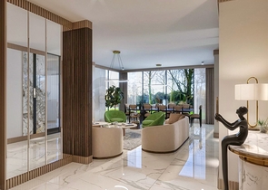 Квартира планировки 4+1 в микрорайоне Ешильбахче - Анталия 