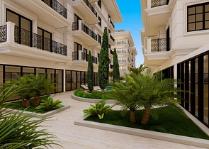 Квартира 1+1 на пляже Клеопатра 