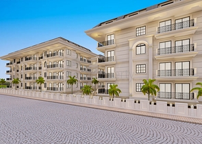 Квартира 1+1 на пляже Клеопатра 