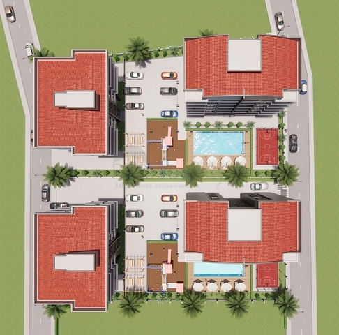 Квартиры планировки 3+1 в районе Кепез - Анталия   