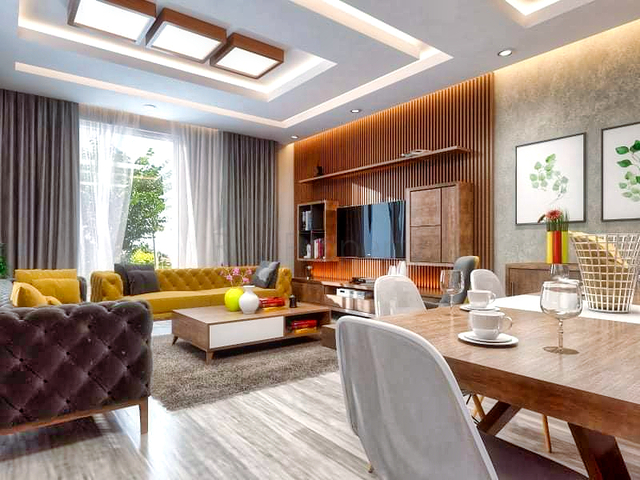 Квартиры планировки 3+1 в районе Кепез - Анталия   