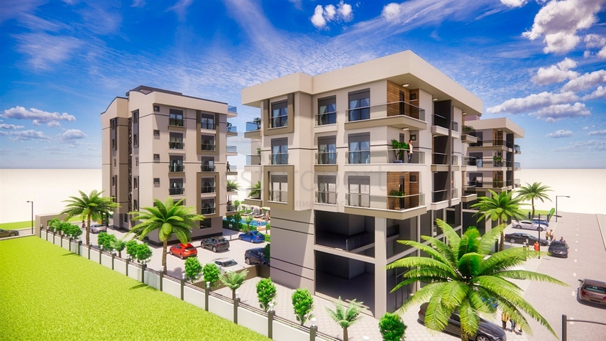 Квартиры планировки 3+1 в районе Кепез - Анталия   