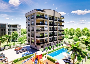 Квартиры планировки 3+1 в районе Кепез - Анталия   