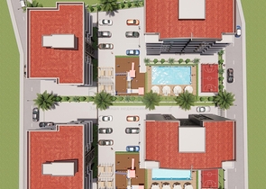 Квартиры планировки 3+1 в районе Кепез - Анталия   