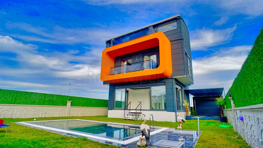 Вилла планировки 5+1 в районе Белек - Анталия 