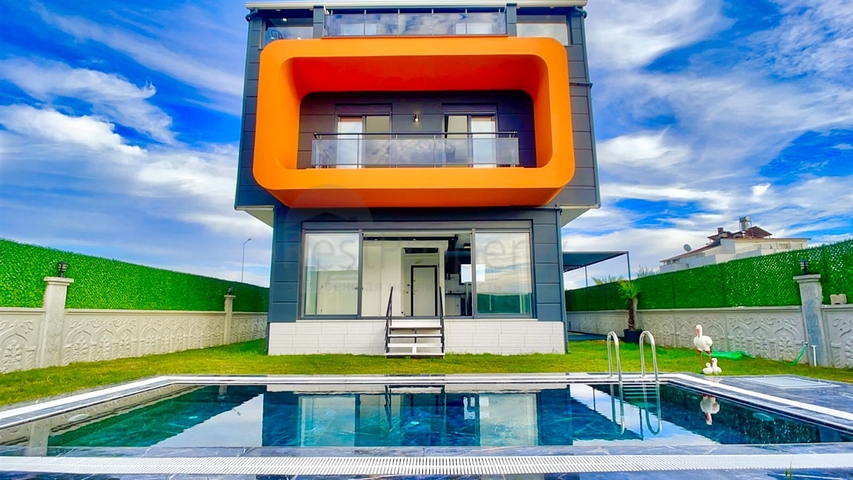 Вилла планировки 5+1 в районе Белек - Анталия 