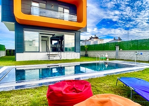 Вилла планировки 5+1 в районе Белек - Анталия 