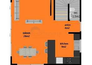 Вилла планировки 5+1 в районе Белек - Анталия 