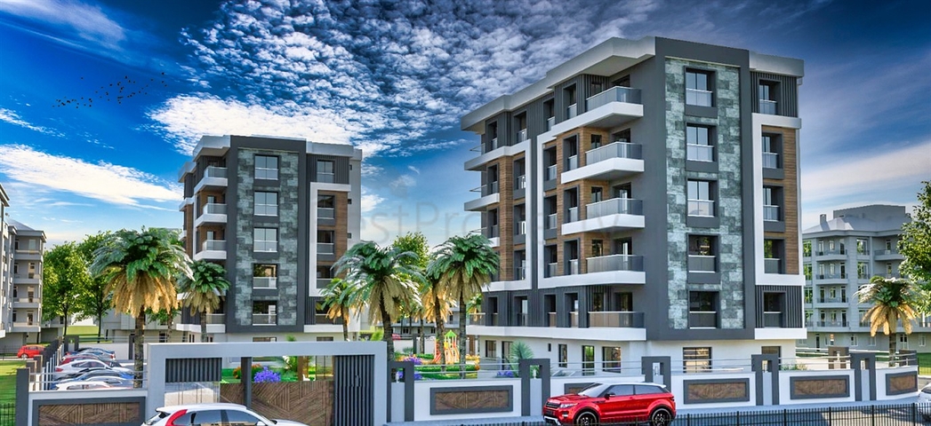 Квартиры планировки 1+1 районе Кепез - Анталия 