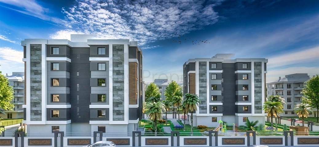 Квартиры планировки 1+1 районе Кепез - Анталия 