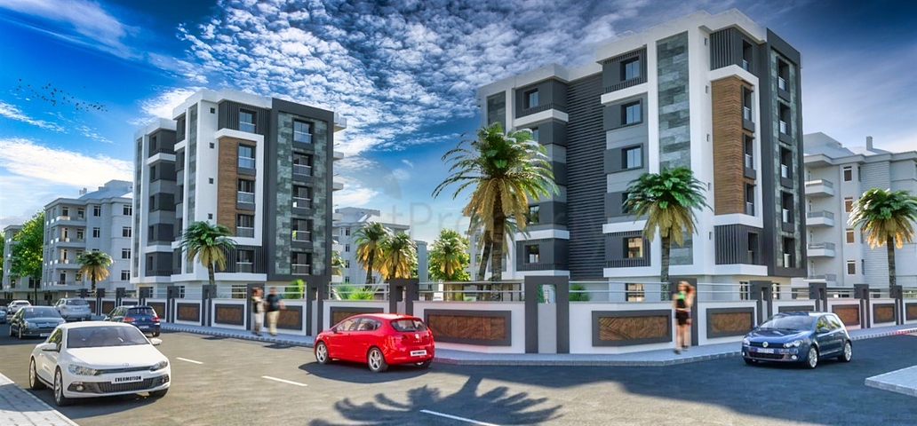 Квартиры планировки 1+1 районе Кепез - Анталия 