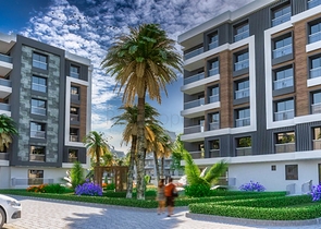 Квартиры планировки 1+1 районе Кепез - Анталия 